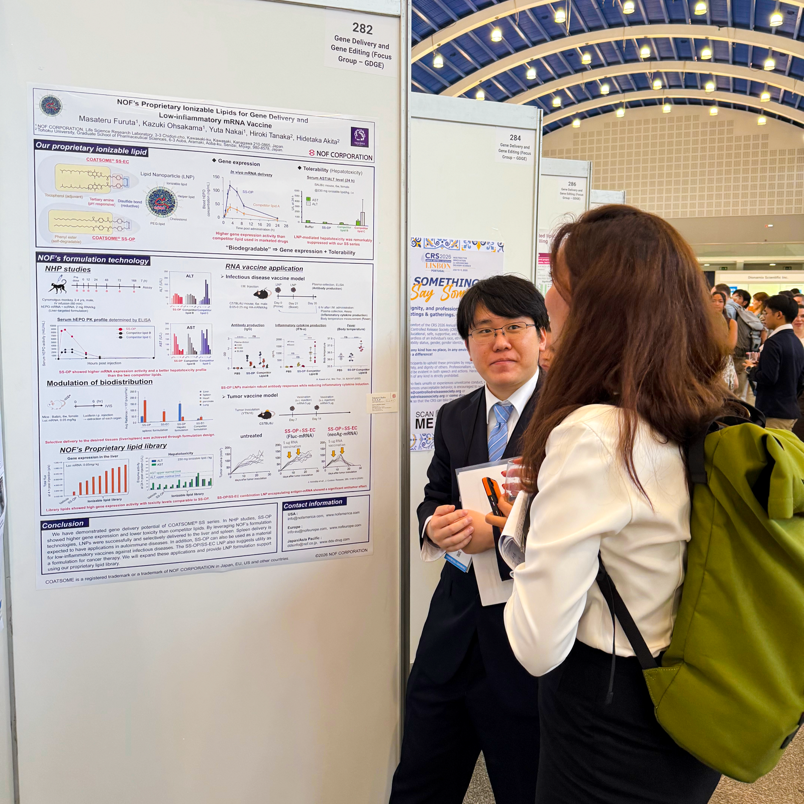A snapshot from NOF booth in CRS 2026